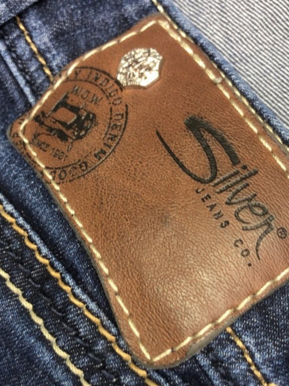 Silver Jeans Brand Dark Blue Women's Jeans - Classic Denim - Picture 5 of 16